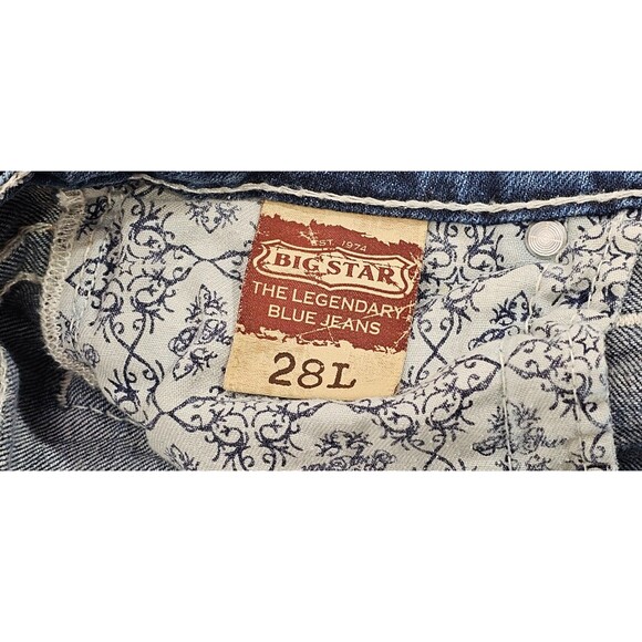 Big Star Womens Jeans Hazel Bootcut Curvy Fit Low Rise Y2K Cowgirl Boho 28 x 29 - Picture 4 of 16